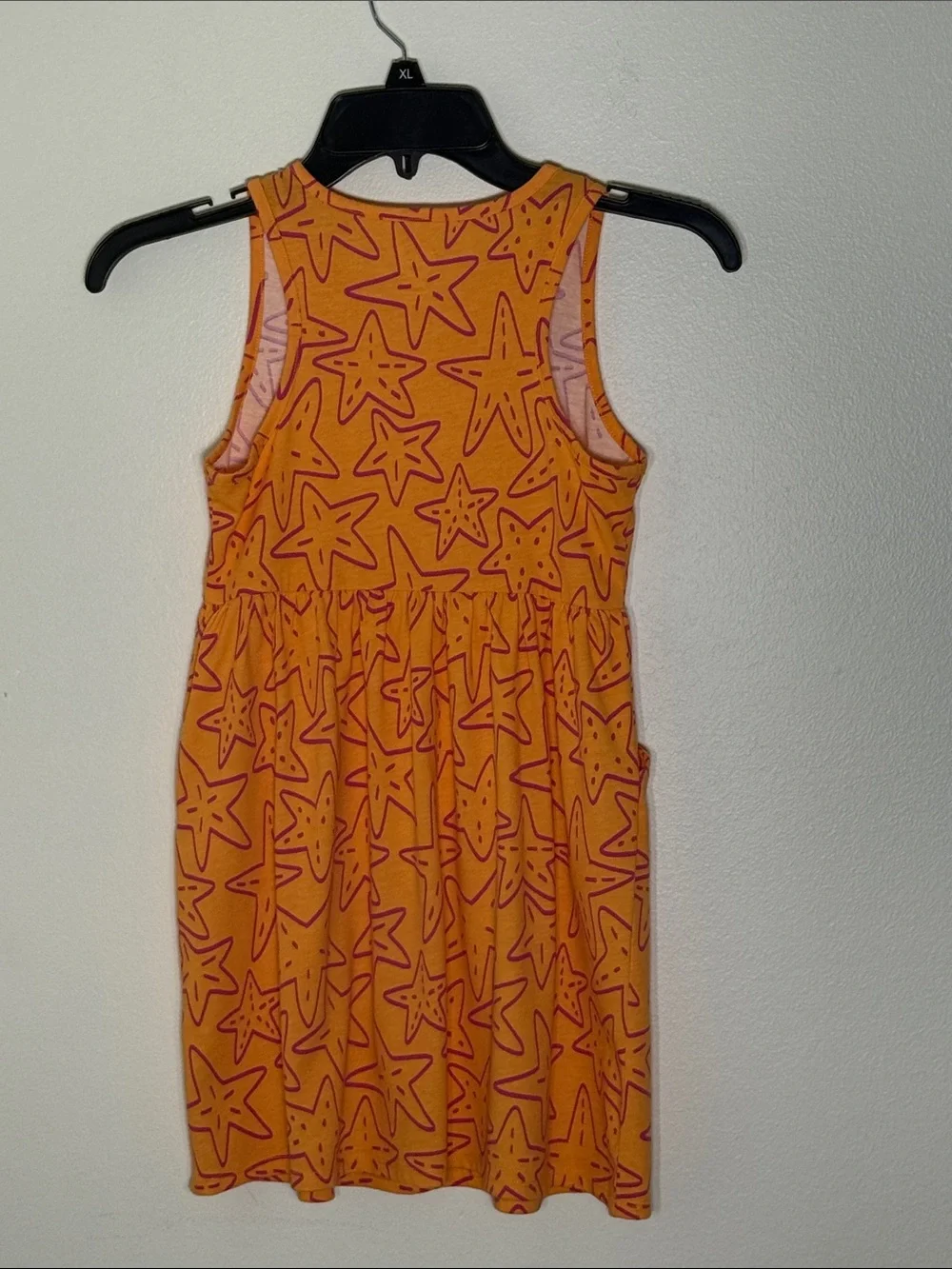 wonder nation Orange Starfish Print Tank Dress